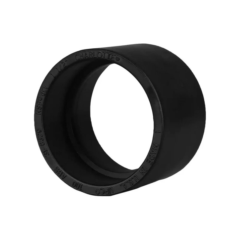 Unbranded 1-1/2 in. ABS DWV Hub x Hub Coupling for