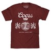 Coors "Golden, Colorado" Logo | Soft Touch Tee-large,Brick Black Heather