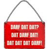 HS377 Metal Hanging Sign 18 x 12 cm