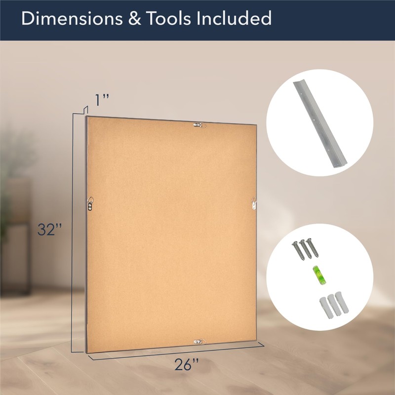 Head West Bronze Copper Oil Rubbed Framed Rectangle Mirror, Wall