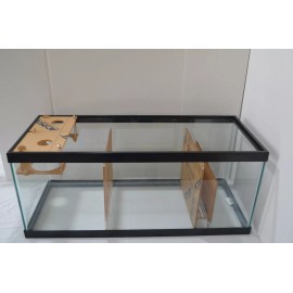 Jax racks Fluidized media sump K1/K2 (Clear cast acrylic) - 75 gal.