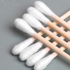 luoshaPUCY Bamboo Cotton Buds (Pack of 100) 100% Plastic-Free Biodegradable