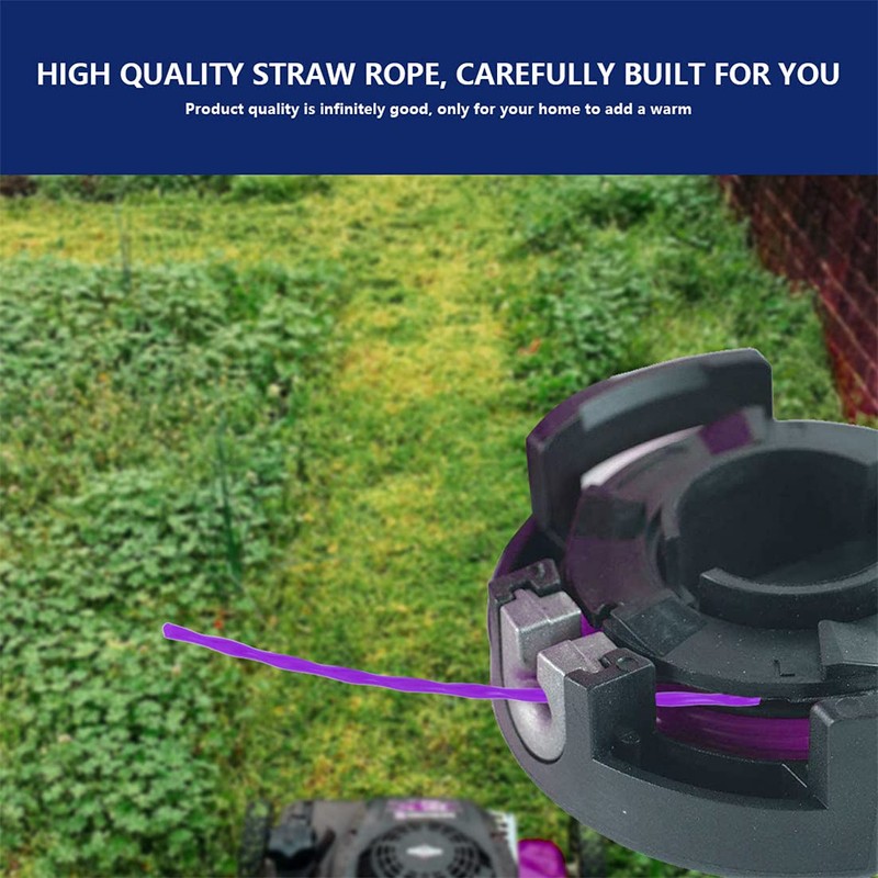 Trimmer Line, Twisted Cord Wire Spiral String Weed Trimmer Line