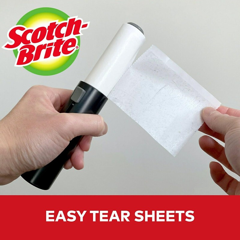 Scotch-Brite Mini Travel Lint Roller, Works Great On Pet Hair,