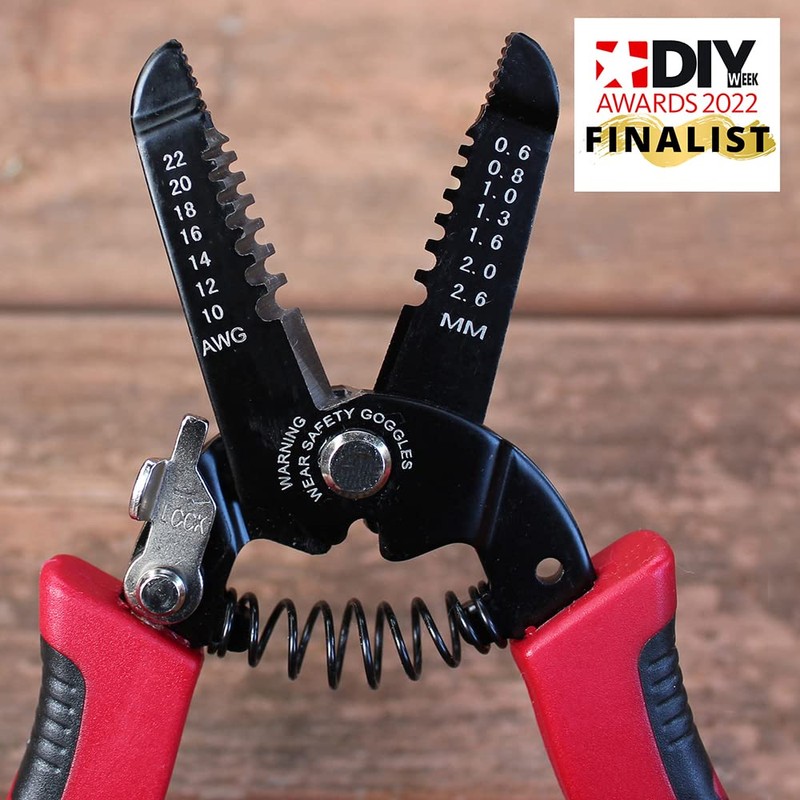 DEKTON Wire Stripping Pliers | High-Precision Crimping Tool | Ergonomic
