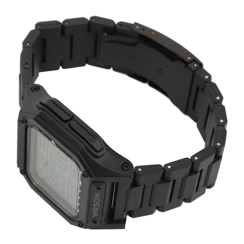 Digital Watch 50m Waterproof Backlit Display Electronic Watch with Alarm