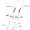 ZYAKOMO Fit for Kawasaki Ninja 650 KRT 2025 Ninja650 EX650