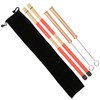 Drum Stick Brush Set Jazz Retractable Metal Wire 19 Beam