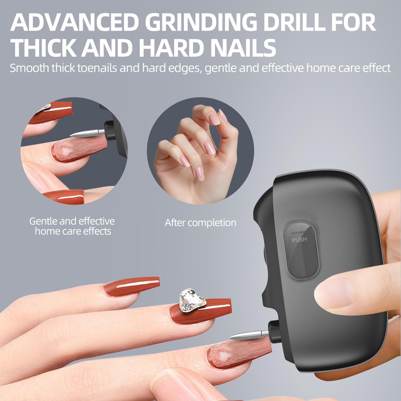 3-in-1 Upgraded Electric Nail Clipper,Nail clippersl with Polishing,Automatic Electric Nail