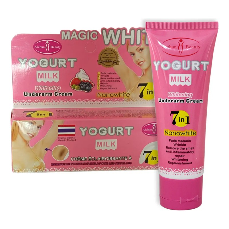 Crema Aclarante Axilas Entrepierna Rodillas Aichun Yogurt