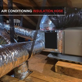 Cuchiilo 4 Inch Insulated Flexible Duct,HVAC Insulation Duct,25 Feet Insulated Duct, 4 in Insulated Duct Hose, R4.2 Air Flexible Duct Aluminum Hose 4''25' Long,for HVAC Flex Ductowrk