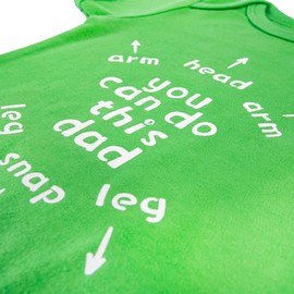 BDONDON New Daddy Gift You Can Do this Dad Baby Bodysuit for Infant Boys & Girls First Time Daddy (YC-GR,12-18M)