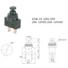 ASW-24 Car Button 20 A 12 V On/Off Spring Return