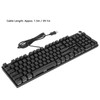 Mechanical Keyboard Wired Gaming Support Backlight Green Axis Keyboard with