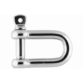 Merriway BH06883 Stainless Steel 316 A4 Marine Grade D Shackle M10 (3/8 inch)