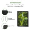 comforder Rectangular Real Moss Wall Art Picture 6.7x 9.4”/ 17x24cm,