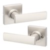 Kwikset Breton Interior Passage Door Handle, Lever for Closet and