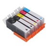 5 Color Printer Ink Cartridge Set Fluent Printing Ink Cartridge