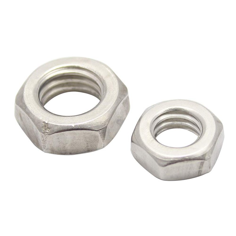 Hex Nuts M16 Low Form DIN 439 Stainless Steel A2