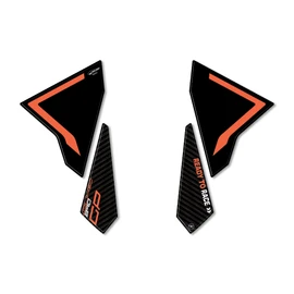 labelbike - Resin Stickers Gel 3D Motorcycle Fender Compatible with KTM 890 Duke GP 2022-2023 Orange