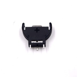 LampVPath (Pack of 25 CR2032 Battery Holder, Coin Cell Button Socket Holder Case, CR2032 Coin Cell Button Battery Holder with 3 Pin Solder Mounting Lead
