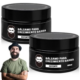 Bálsamo para Barba Cuidado de Barba y Suavidad para Hombre，Cuidado de barba y bigote -Balsamo Crecer La Barba Al 20%,haciéndolo más grueso, saludable ideal para quienes no tienen cabello ni barba