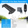 DEGGOX Aquarium Chillers Fan - Fish Tank Cooling Fan with