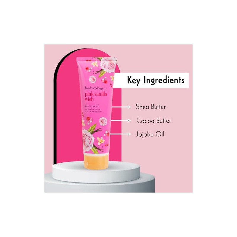 Bodycology Crema Corporal Pink Vainilla 237 ml