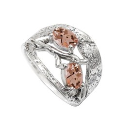 Morganit im Labor gezüchtet Edelstein Band Ring 925 Sterling Silber Ring Männer & Frauen Band Ring Alle Größen Ring Handgefertigt Schmuck TSR1117BC_21 (67 (21.3))