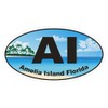 Generic Amelia Island Florida Oval Bumper Sticker D1131