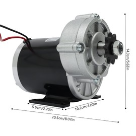 Brushed DC Motor, 36V 600W 450rpm Brushed Speed Reduction Motor, Gear Reduction Electric Motor for Modifying Electric Bicycles, Mopeds, Bicycles, Electric Scooters