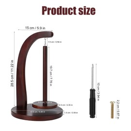 Yarn Holder for Crocheting, Wooden Yarn Ball Holder Vertical Yarn Spinner Rotated Magnetic Wool Knitting Yarn Holder Stand Crochet Gift for Knitting Lovers