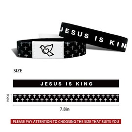 Bible Verse Bracelet，Wearable Bible Verse Bracelet with NFC,for Men,Women,Teens,Daily Spiritual Energy Scripture Bracelets(Bible Verse Bracelets Black)