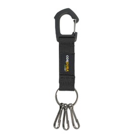 Finplus 0520655 Lee Cordura Recycled Polyester Carabiner Key Hook, Black