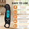 KULUNER TP-01 Waterproof Digital Instant Read Meat Thermometer with 4.6