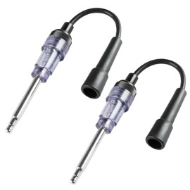 Spark Plug Tester, 2Pcs Ignition Sparks Testers In-Line Ignition Sparks Testers Ignition Coil Tester Engine Ignitions Diagnostic Detector Tool Spark Plug Tester for Automotive Car Lawnmower