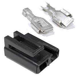 HD Switch PTO Clutch Pigtail Wire Connector Repair Kit fits John Deere 57M11591 57M9621 57M8888 GY20878 AM121972 TCA15800 TCA21167 AUC18452 TCA20380 TCA21166 TCA22879 AUC11007 Includes 2 Terminals