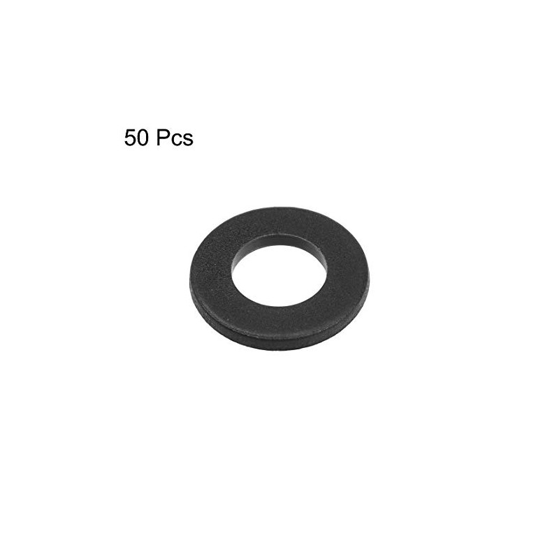 uxcell Nylon Flat Washers 10mm OD 5mm ID 1mm Thickness