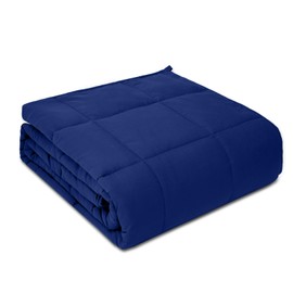 PRETTY NIGHT Weighted Blanket 88''x104''x20lbs Weighted Blankets NavyBlue heavey Blanket for Sleeping is Comfortable and Cozy