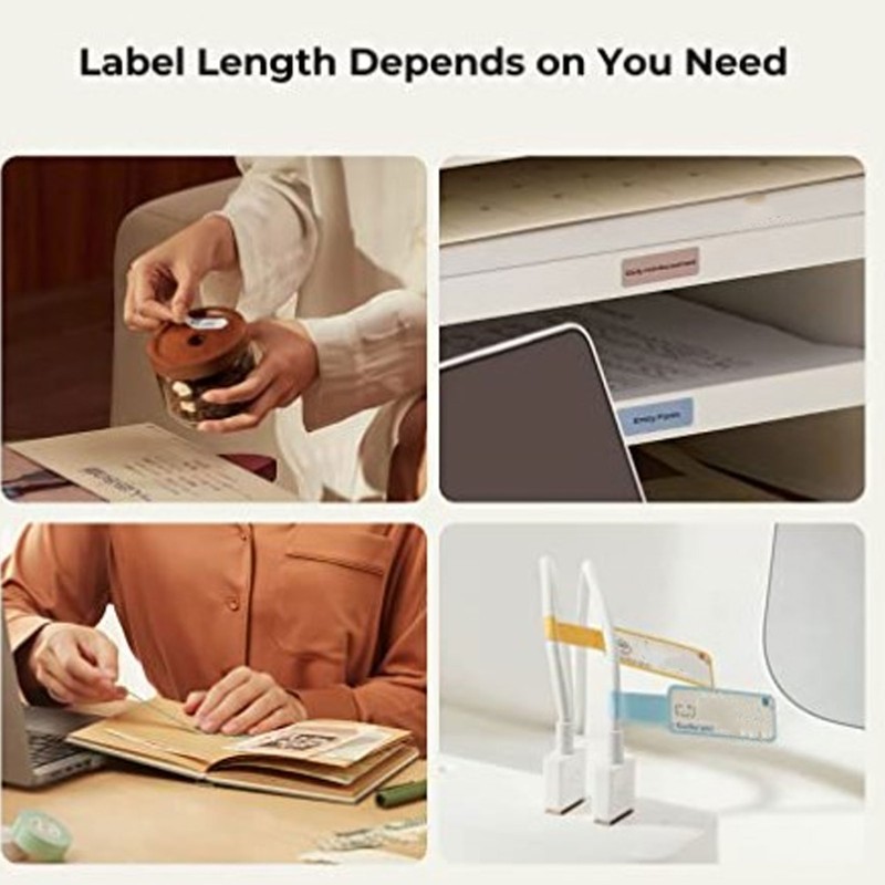 Label Maker Mini Thermal Label Printer Machine Label DIY Printer