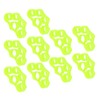 10Pcs Finger Exerciser 6.6LB Green Soft Flexible Silicone Portable Skin