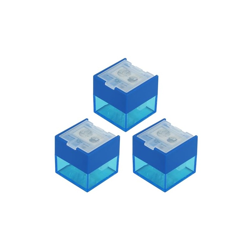 KUM AZ103.76.16-B - Pencil Sharpener with Container Cube M2, Blue,