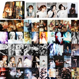 Edithmu Kpop Photocards 55 PCS Kpop Single Album Postcard HOT LOMO Card Gifts for Fans Boys and Girls