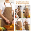 Fenglin-joy Work Apron for Men and Women, BBQ Apron Extended