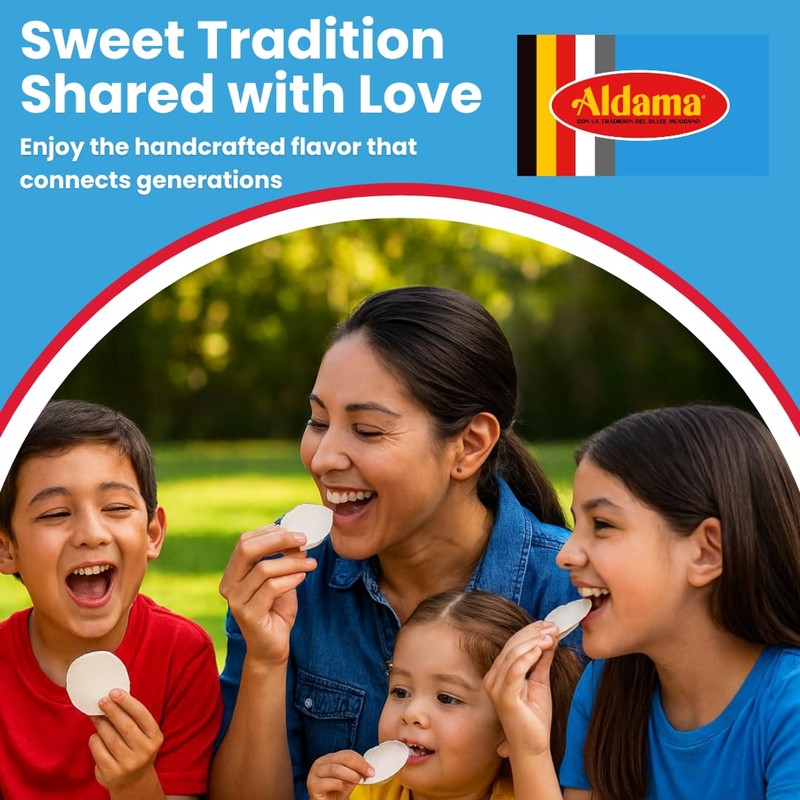 ALDAMA Mini Obleas Milk Candy Wafers – Traditional Mexican Cajeta