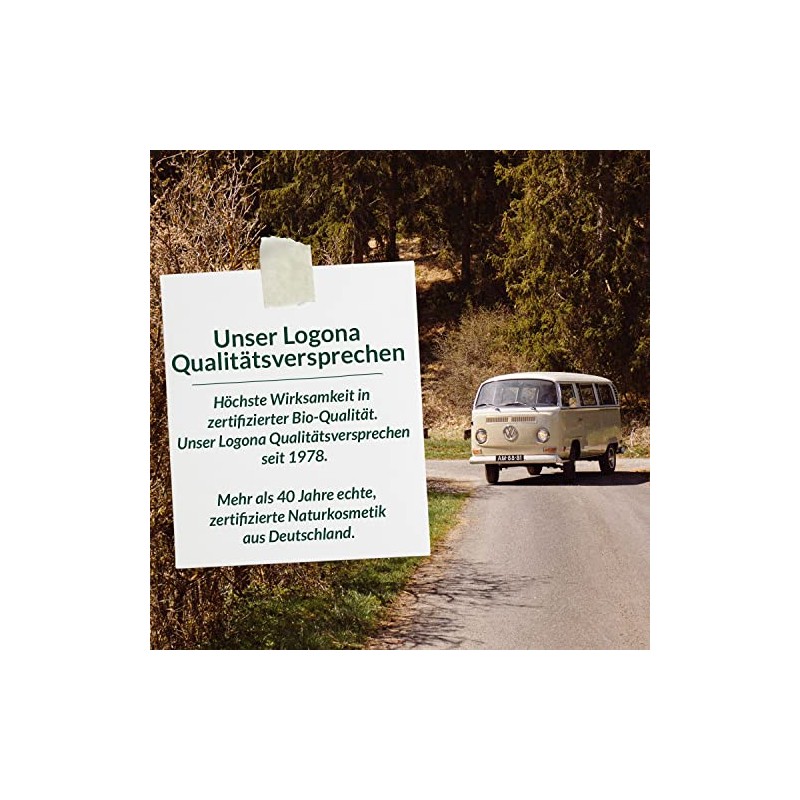 LOGONA Organic Honey Volume Shampoo 17oz, 500ml