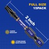 Geinxurn 2 In. Security T25 Impact Magnetic Screwdriver Bit Set,