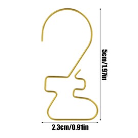 160pcs Christmas Ornament Hooks, Christmas Tree Ornament Hangers Including Star Gift Box Christmas Tree Stocking Shaped Christmas Tree Hooks for Christmas Tree Decoration Hanging(Golden)