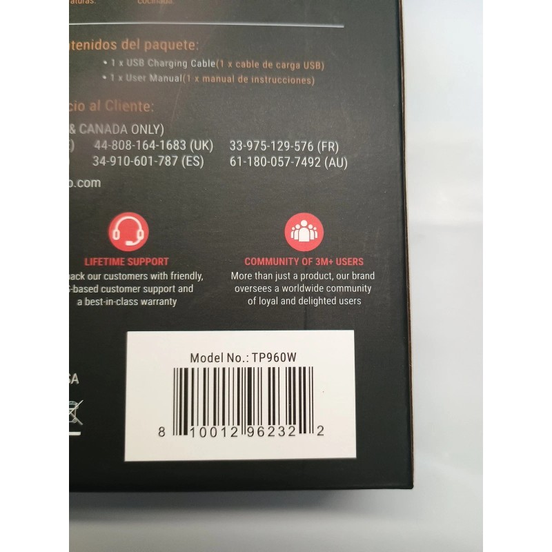 ThermoPro Tempspike Bluetooth Meat Thermometer 500 Ft Range Tp960w