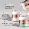Qwesure Xixi Highlighter Powder with Powder Puff, Loose Shimmer Powder